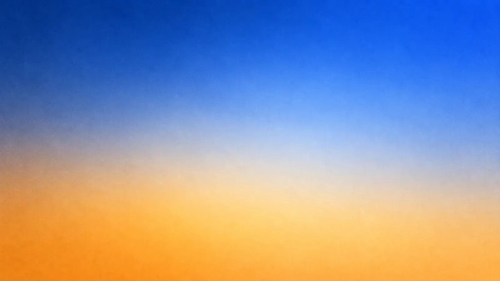A soft blur of light: bright blue at the top, fading through pale light into warm amber at the bottom.
